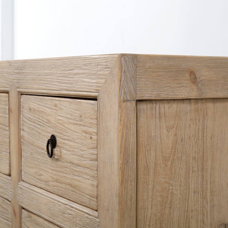 Capri Chest of Drawers Weathered Natural Pine 88x18x35H