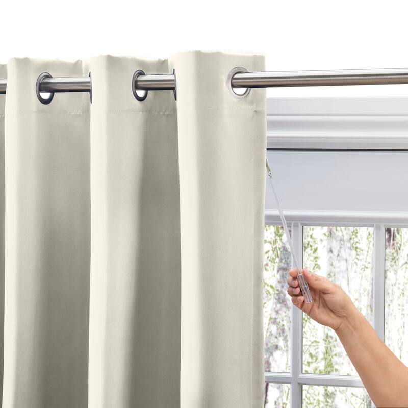 Ultimate Blackout Grommet Top Patio Curtain Panel - 112 Wide