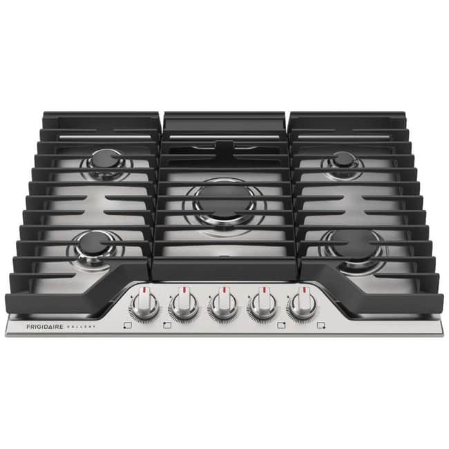 Frigidaire GCCG3048A 30" Wide 5 Burner Gas Cooktop with Quick Boil
