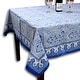 preview thumbnail 1 of 7, Boho Paisley Floral Block Print Cotton Tablecoth Collection 60 x 60 in