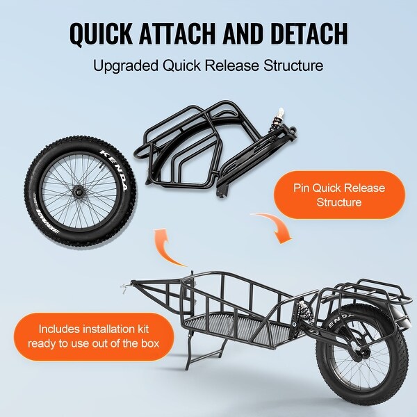 heavy duty bike cargo trailer
