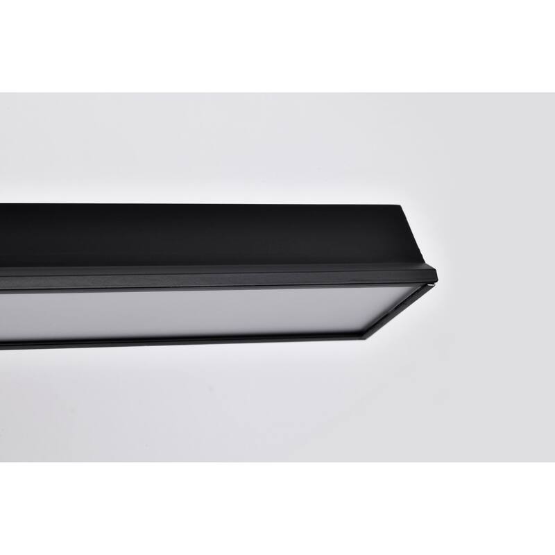 Hazel 2 Foot LED Picture Light 3 CCT Selectable Black Finish Acrylic Lens