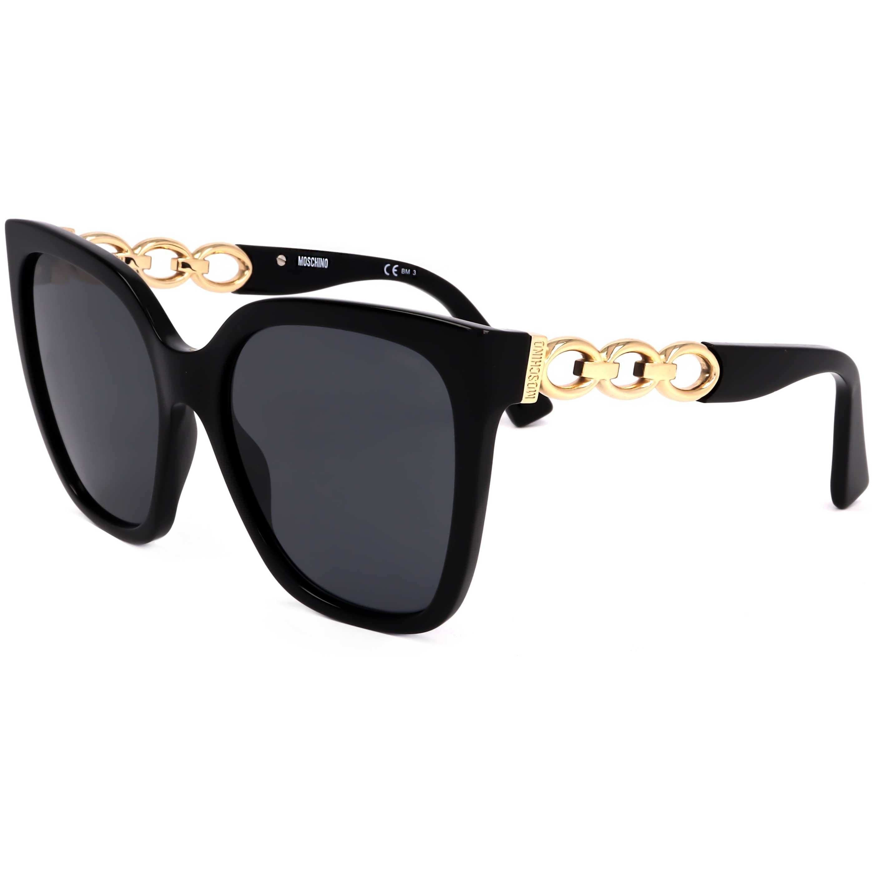 Moschino Women's 55mm Black Sunglasses MOS098-S-807-55