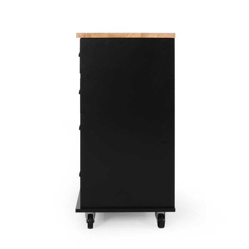 Provence Kitchen Cart With 2 Drawers+1 Door