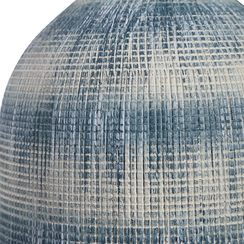 Blue and White Ceramic 1-light Table Lamp