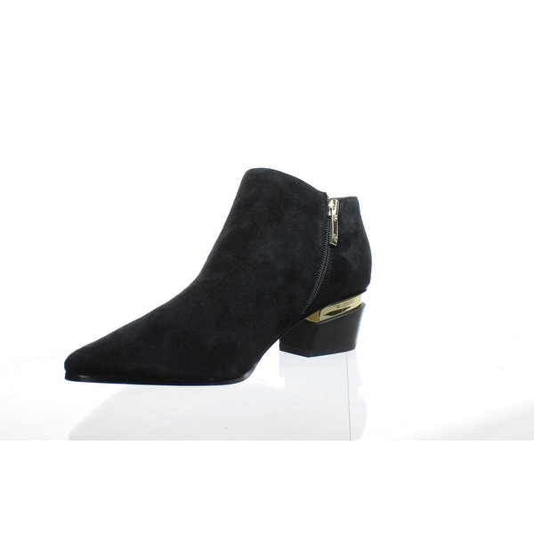 donna karan white booties