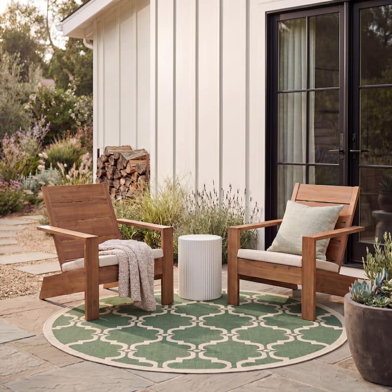 SAFAVIEH Courtyard Charleen Indoor/ Outdoor Waterproof Patio Backyard Rug