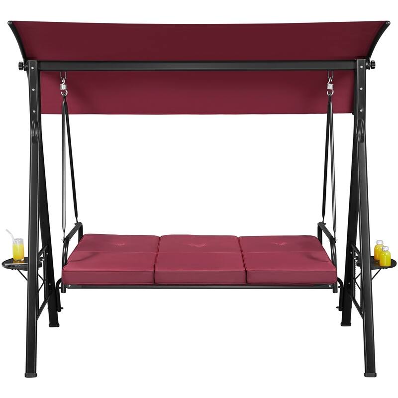 Yaheetech 3-Seat Outdoor Patio Swing Chair