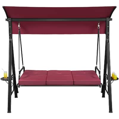 Yaheetech 3-Seat Outdoor Patio Swing Chair