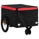 preview thumbnail 3 of 3, vidaXL Bike Trailer Kids Bicycle Cargo Trailer Cart Wagon with Tow Bar Iron