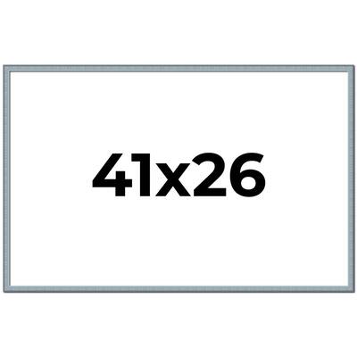 41x26 Frame Rustic Sky Blue Solid Wood Picture Frame | 0.75 Inch