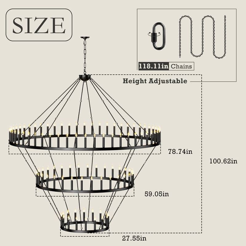 Extra Large Wagon Wheel Chandelier High Ceiling Farmhouse Chandeliers