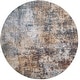 preview thumbnail 24 of 24, Nourison Astra Machine Washable Abstract Area Rug 5'3" x Round - Multicolor - Round