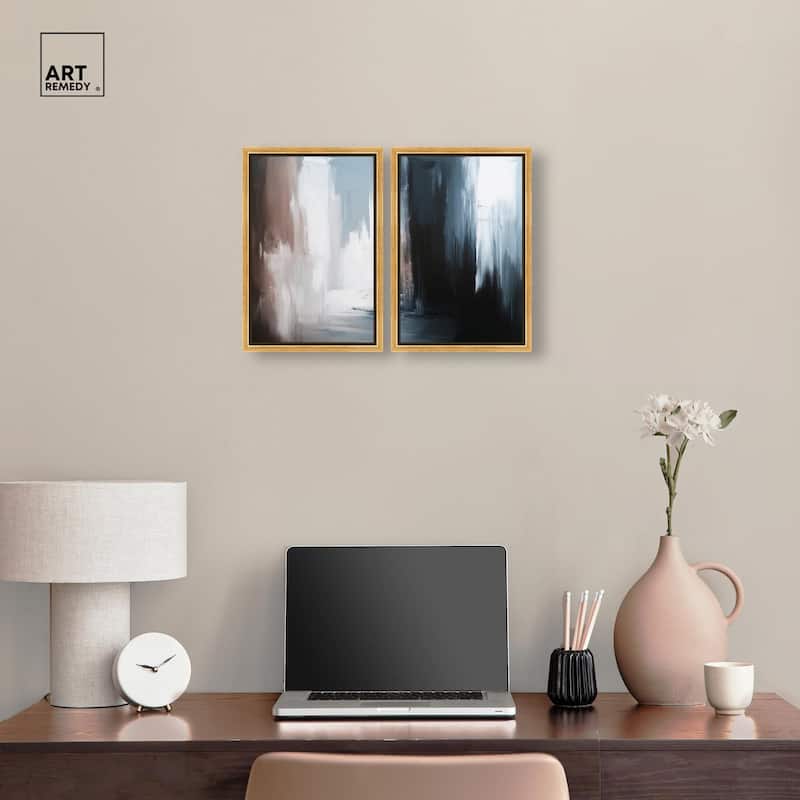 Chiaroscuro Canvas Set of 2 by Art Remedy