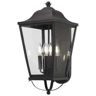 The Great Outdoors 73282 Savannah 4 Light 21" Tall Outdoor Wall Mount