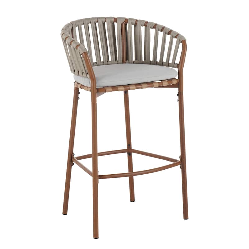 Christopher Knight Home - Marlow Outdoor Iron Barstool (Set of 2)