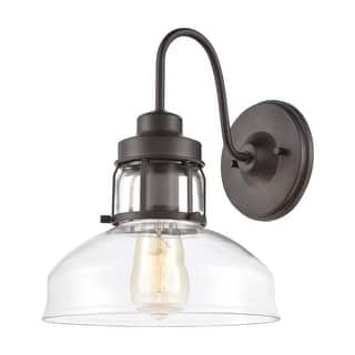 Elk Home Manhattan Boutique Bronze With Clear Glass 1 Light Sconce