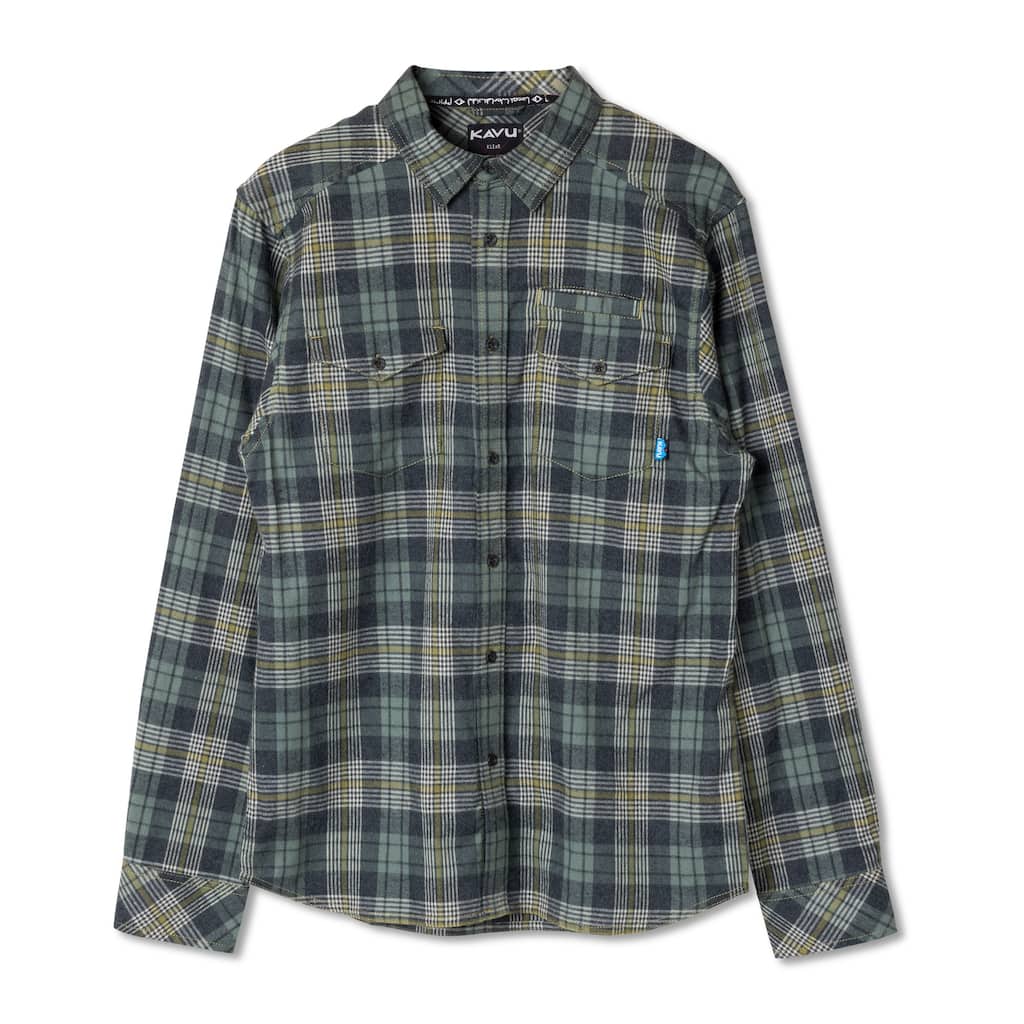 KAVU Men's Lorenzo Long-Sleeve Flannel Shirt
