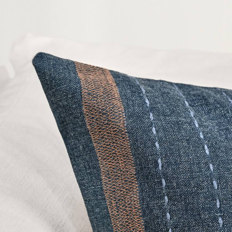 Villa by Classic Home Origin Belgian Linen Blend Throw Pillow
