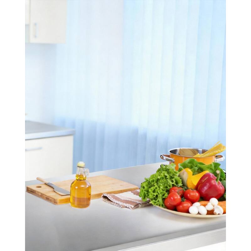 Heavy Duty Stainless Steel Work Table, with Backsplash