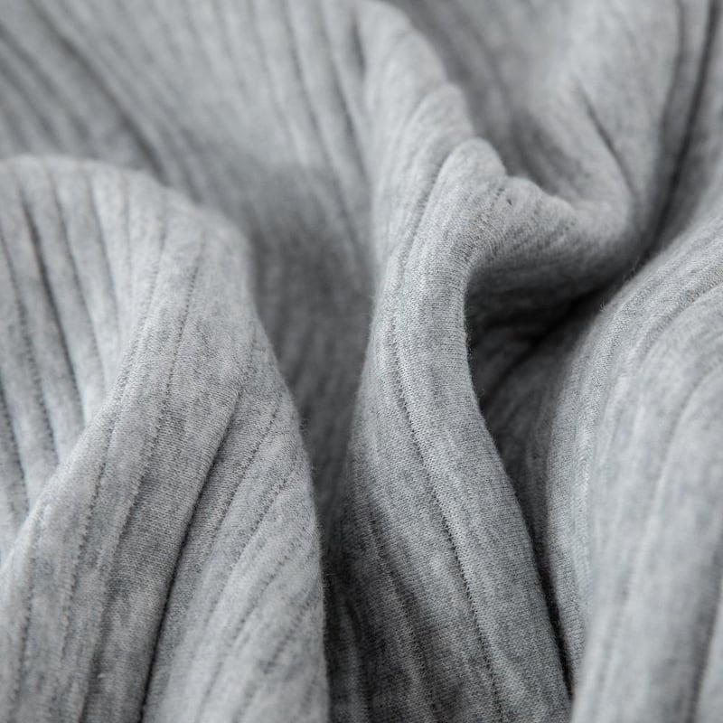 Cotton Cloud Jersey Bed Blanket, Quilted Bedspread, Soft Coverlet