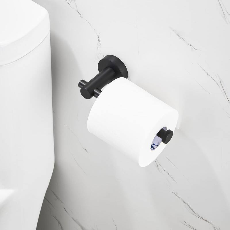 Bathroom Toilet Paper Holder Wall Mounted Toilet Roll Holder for Bathroom, Kitchen, Hotel, Washroom 1 Pack