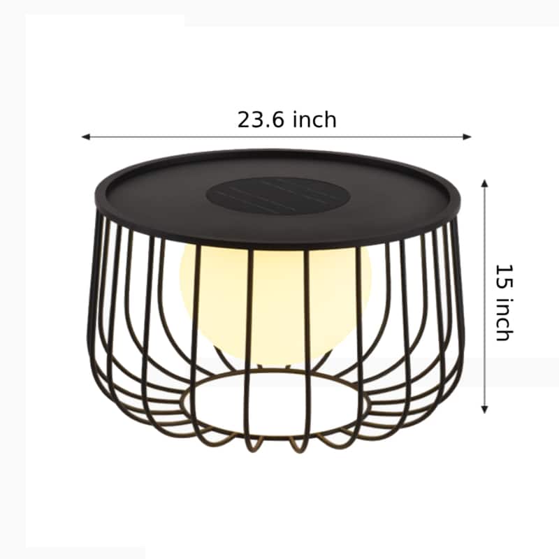 Outdoor Solar LED illuminated Garden Table