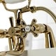 preview thumbnail 26 of 31, Kingston Brass Deck Mount Clawfoot Tub Faucet with Hand Shower