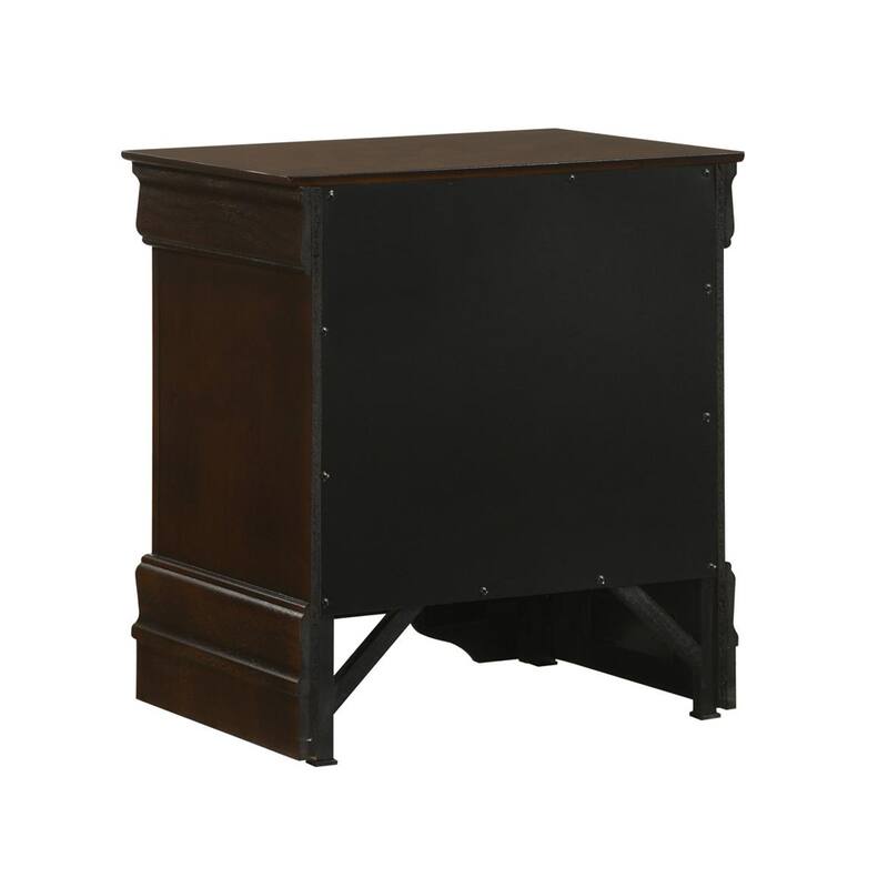MDF Nightstand with 2 Drawers