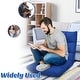 preview thumbnail 23 of 67, Costway Adjustable 14-Position Floor Chair Folding Lazy Gaming Sofa