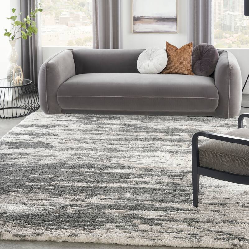 Nourison Dreamy Shag Contemporary Urban Abstract Area Rug