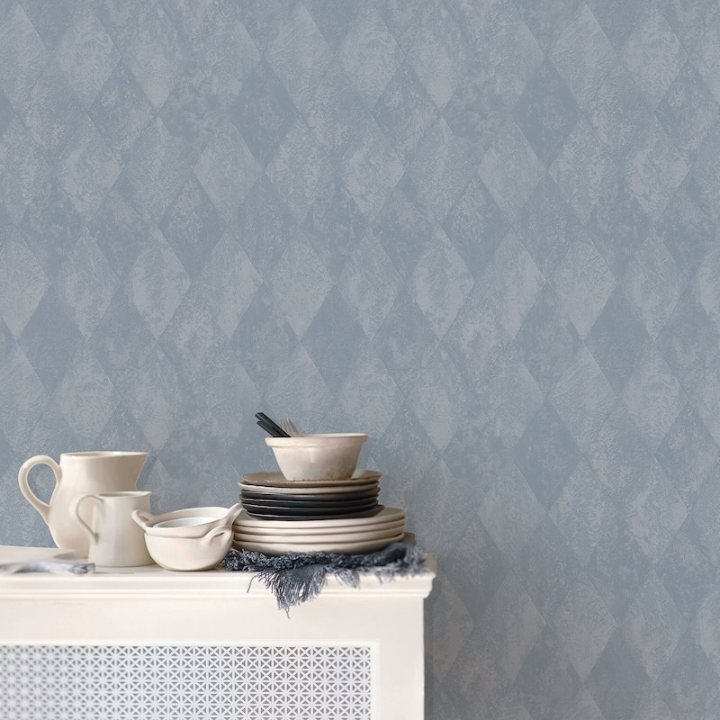 Galerie Wallcoverings Ambiance Geometric Harlequin Design Vinyl on Non-woven Matte Wallpaper Roll