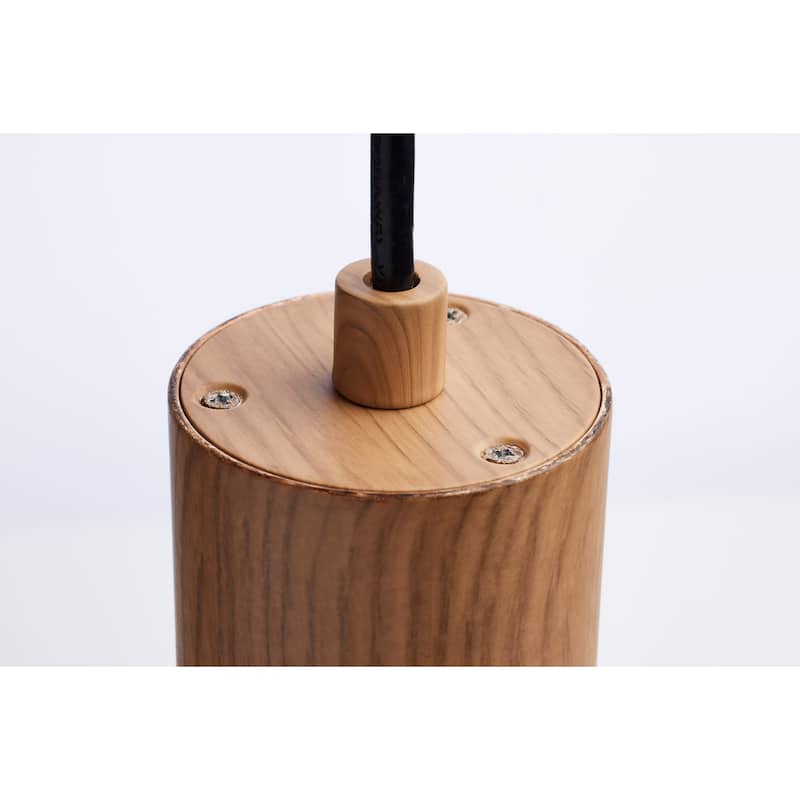 Century 12 Watt 16" LED Pendant Ash Wood Finish - Ash Wood