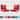 2 Pairs 6 Inch Seat & Back Cushion - Red - 6 Inch