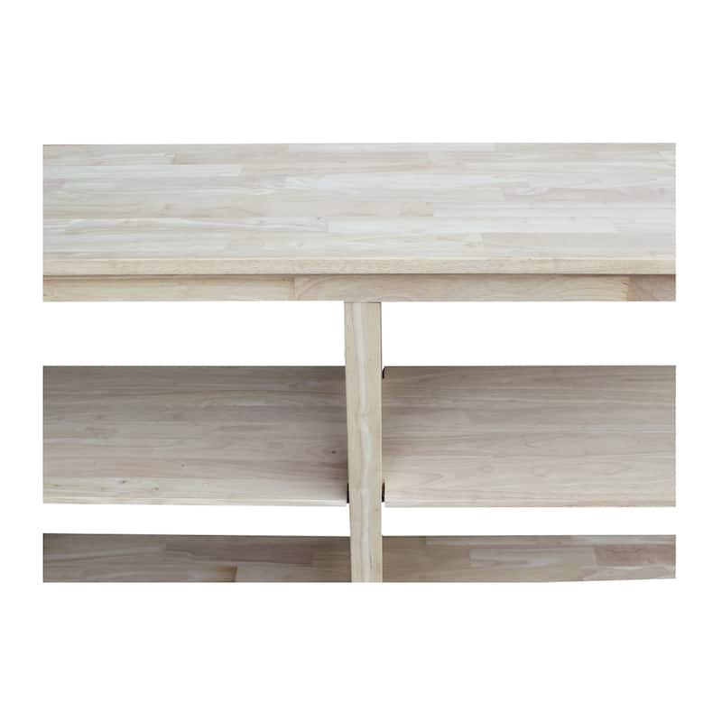 Hampton Solid Hardwood Sofa/ Server Table - 60" x 16" - 60" x 16"