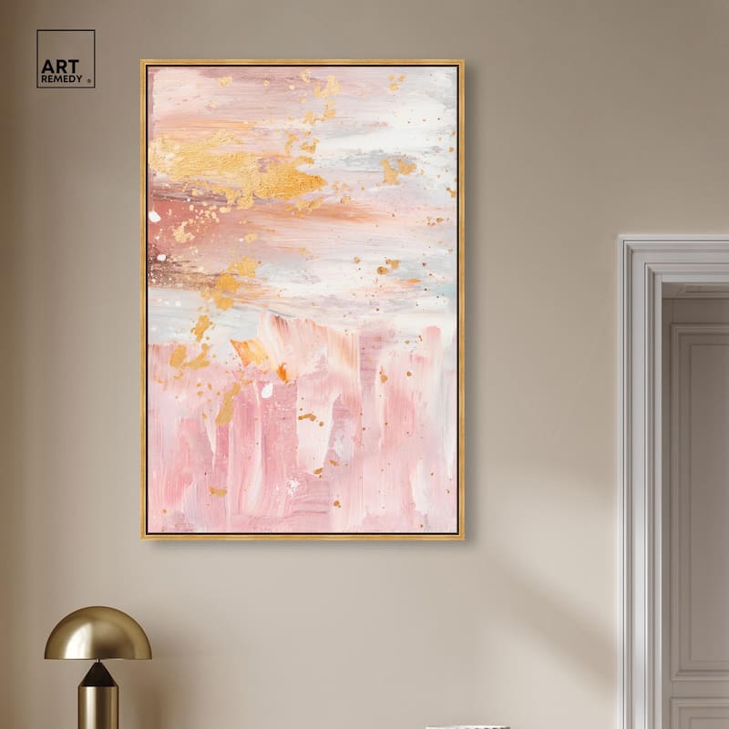 Rose Quartz Canvas by Art Remedy
