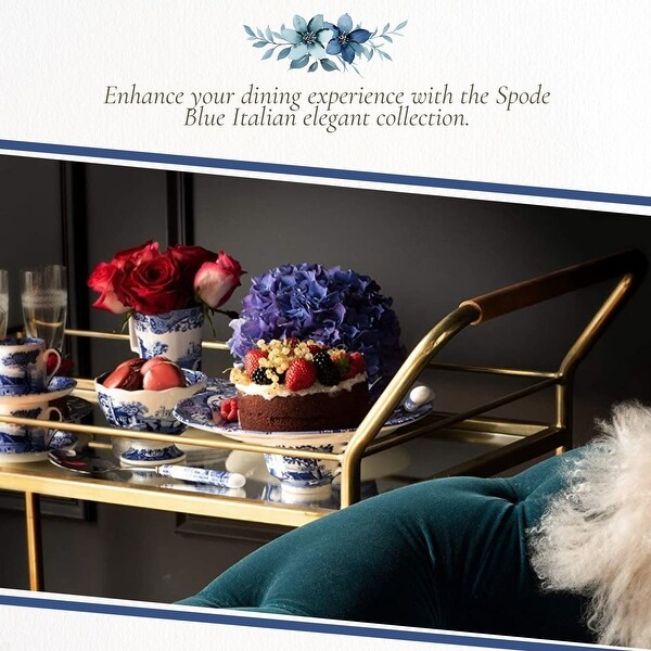 Spode Blue Italian Footed Cake Plate - 10.5 in - Bed Bath & Beyond