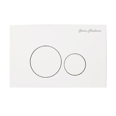 Swiss Madison Wall Mount Toilet Actuator Flush Push button Plate