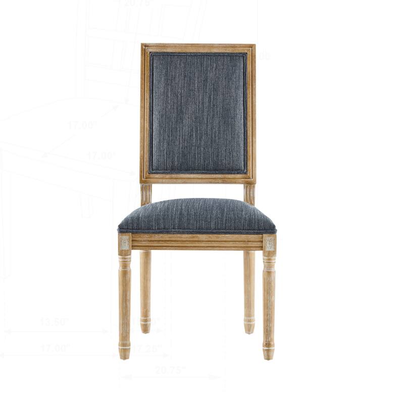 Exquisite French Country Dining Chairs with Stylish Details and Solid Construction