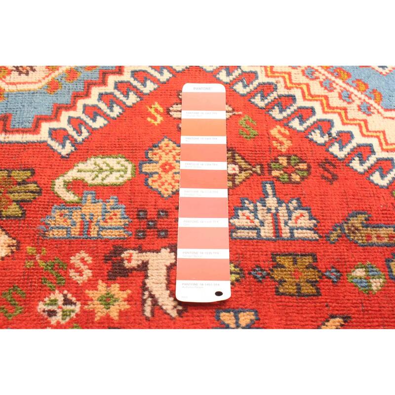 ECARPETGALLERY Hand-knotted Melis Vintage Dark Copper Wool Rug - 3'5 x 5'1