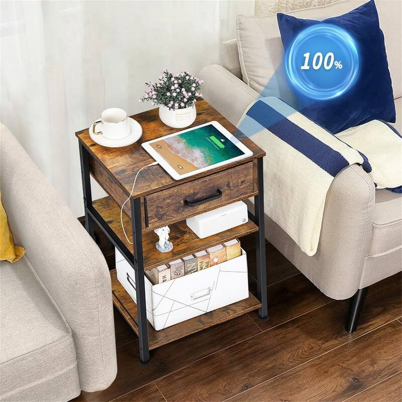 Night Stands with Charging Station