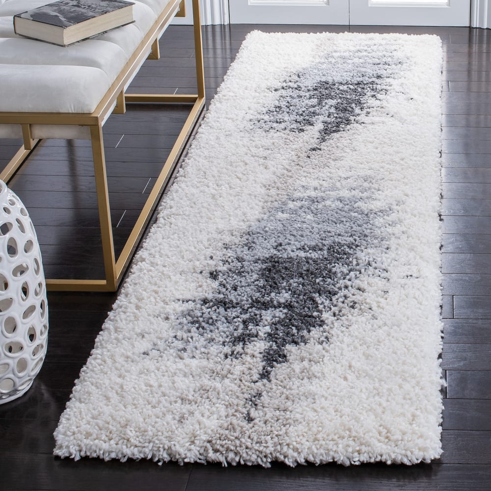 SAFAVIEH Fontana Shag Feriha Modern Abstract 2-inch Thick Rug