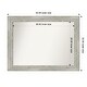 preview thumbnail 10 of 119, Dove Greywash Framed Non-Beveled Custom Wall Mirror, Bathroom Vanity Mirror Outer Size: 42 x 32