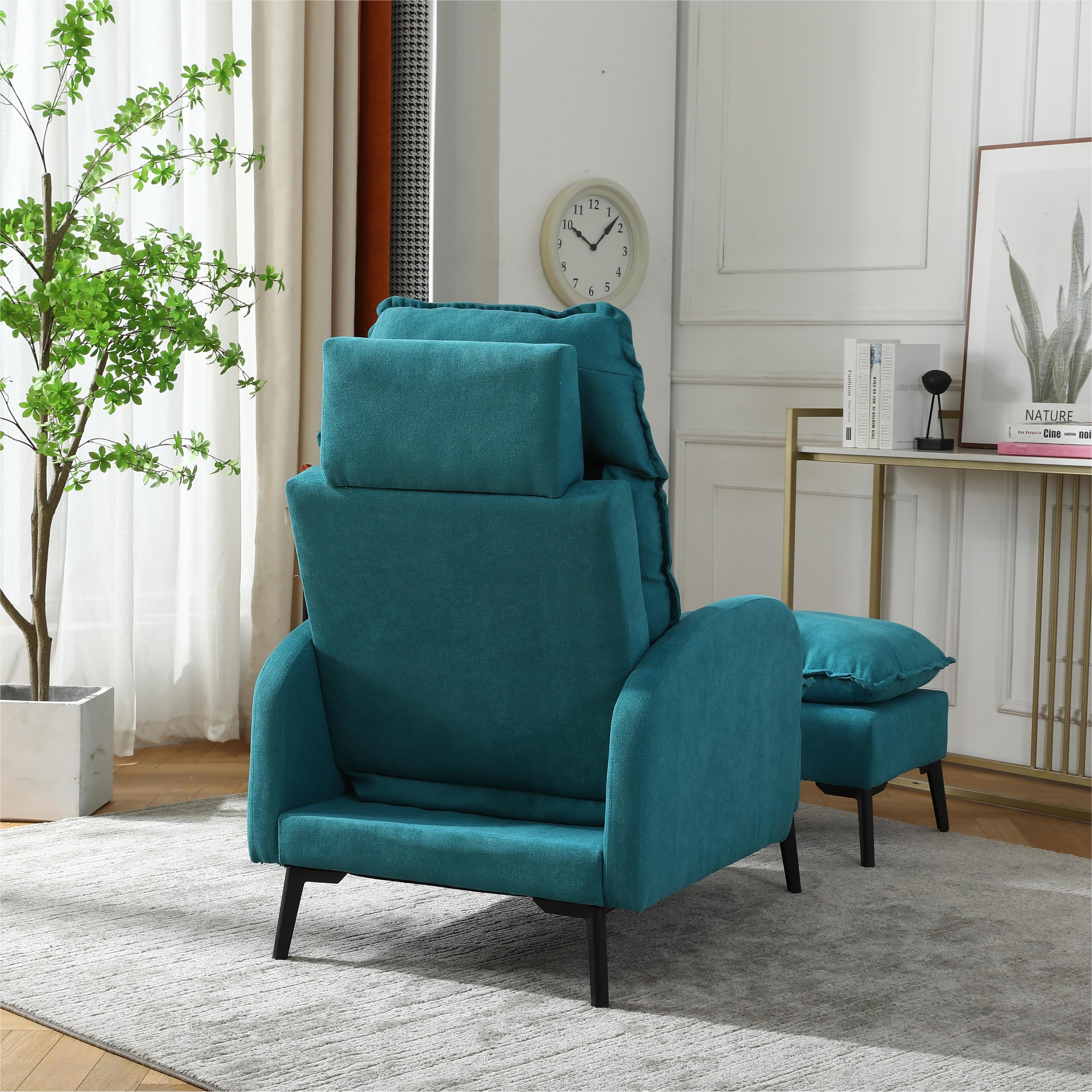 Overstuffed shop club chair