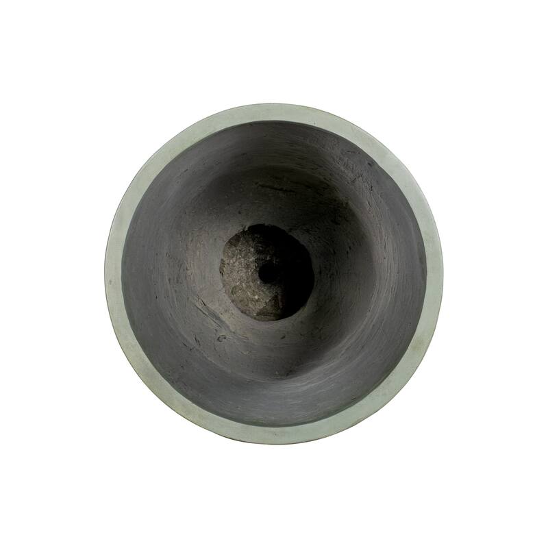 Christopher Knight Home - Classical 22.4"H Outdoor Pedestal Urn Planter with Embossed Leaf Design