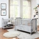 preview thumbnail 6 of 18, Suite Bebe Brees 3-in-1 Convertible Island Crib Grey