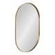 preview thumbnail 50 of 51, Kate and Laurel Rollo Capsule Framed Wall Mirror 20x30 - Gold