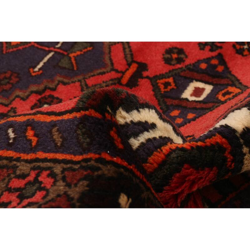 ECARPETGALLERY Hand-knotted Andelz Red Wool Rug - 3'0 x 5'11