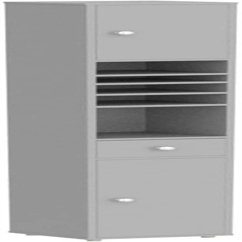 Black Bathroom Tall Cabinet - 7.87"D x 7.87"W x 70.87"H