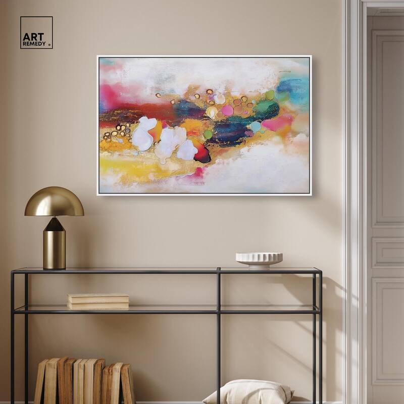 Vibrant Dabs I Canvas by Art Remedy